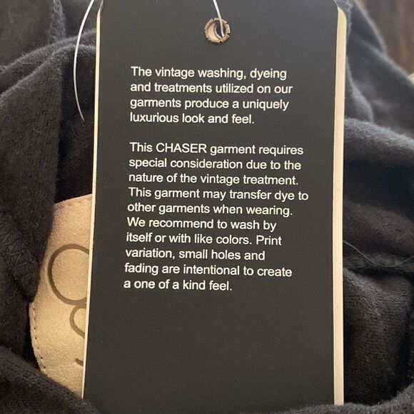 Chaser Long Sleeve Black Hoodie Dress Sz Small NWT - Picture 6 of 9